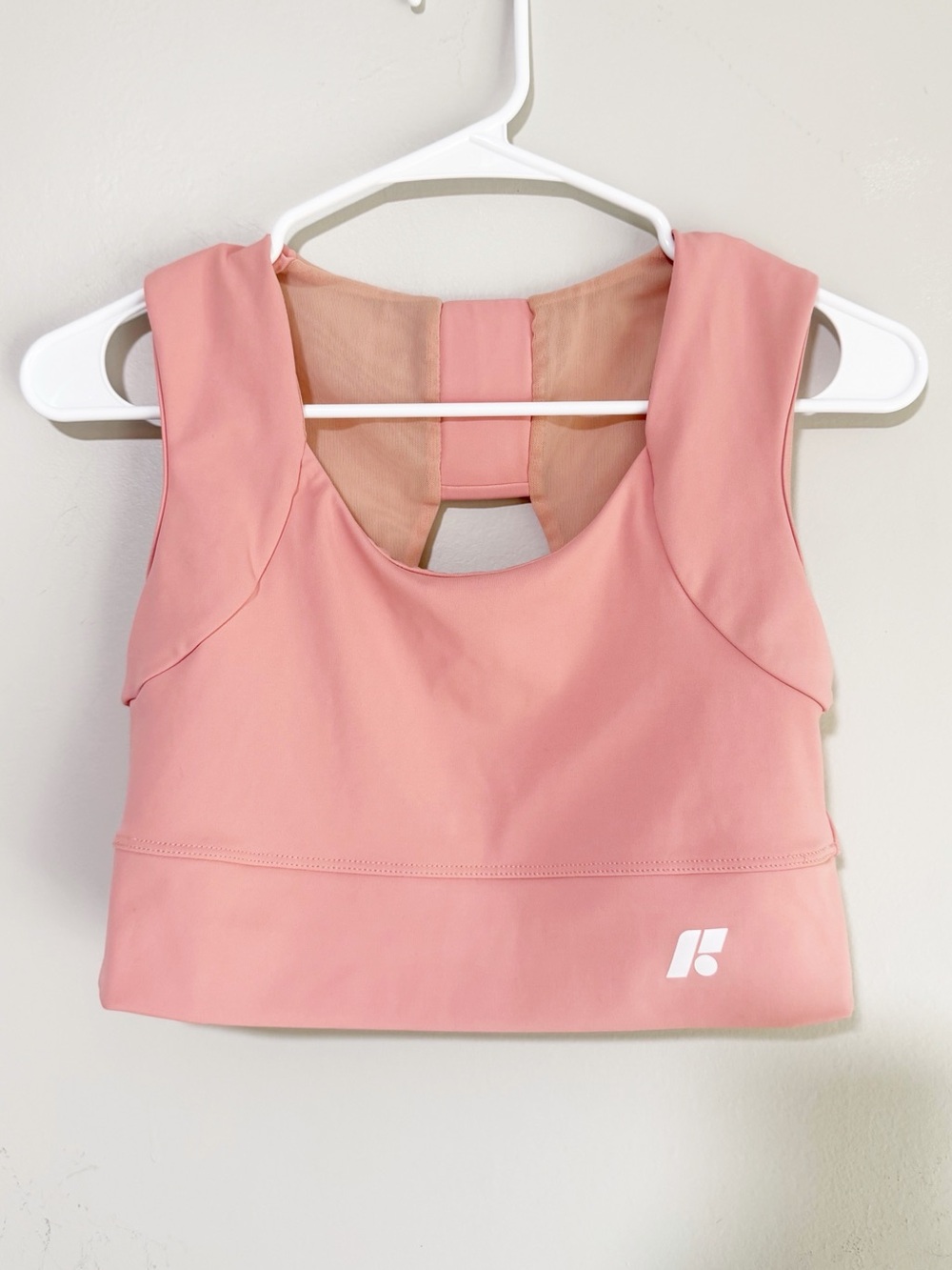 Forme women’s power bra rose pink size large